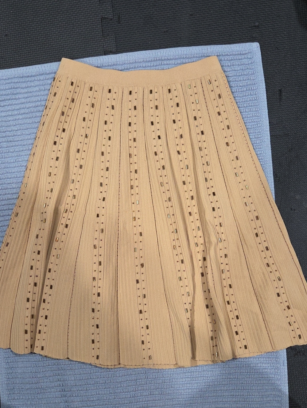 New Sandro Flare Embellished Skirt - Size 1 / Small